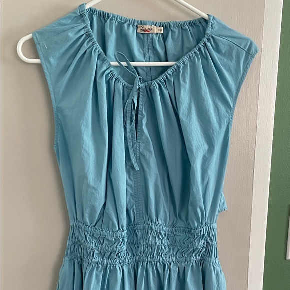 Faherty Sky Blue Midi Dress - Picture 2 of 5